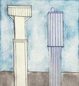 Louise Bourgeois. Plate 2 of 11, from the illustrated book, He Disappeared into Complete Silence, second edition. 1995-2003
