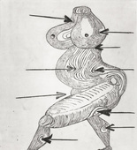 Louise Bourgeois. Sainte S&eacute;bastienne. 1992