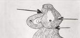 Louise Bourgeois. Sainte S&eacute;bastienne. 1992