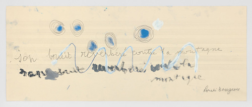 Louise Bourgeois. Untitled, no. 28 of 48 in La Rivi&egrave;re Gentille (set 2), from the series of installation sets (1-3). 2007
