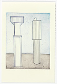 Louise Bourgeois. Plate 2 of 11, from the illustrated book, He Disappeared into Complete Silence, second edition. 1995-2003