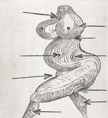 Louise Bourgeois. Sainte S&eacute;bastienne. 1992