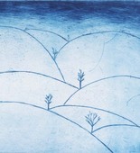 Louise Bourgeois. Untitled (Hills), in Les Arbres (1), from the editioned series of portfolios, Les Arbres (1-6). 2004