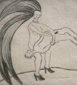 Louise Bourgeois. Untitled, plate 2 of 5, from the series, The Laws of Nature. 2001