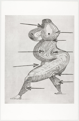 Louise Bourgeois. Sainte S&eacute;bastienne. 1992