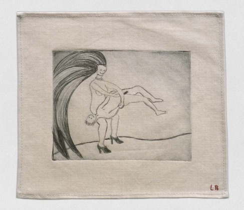 Louise Bourgeois. Untitled, plate 2 of 5, from the series, The Laws of Nature. 2001