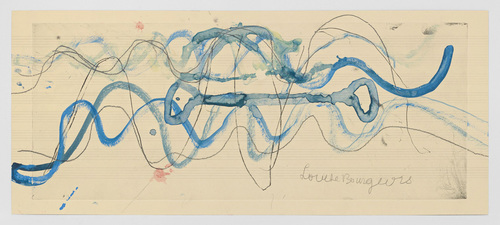 Louise Bourgeois. Untitled, no. 31 of 48 in La Rivi&egrave;re Gentille (set 2), from the series of installation sets (1-3). 2007
