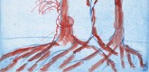 Louise Bourgeois. Untitled (Three Trees), in Les Arbres (1), from the editioned series of portfolios, Les Arbres (1-6). 2004
