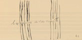 Louise Bourgeois. Untitled, no. 32 of 48 in La Rivi&egrave;re Gentille (set 2), from the series of installation sets (1-3). 2007