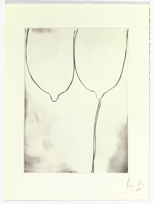 Louise Bourgeois. Untitled, plate 1 of 15, from the series, Nature Study. 2009