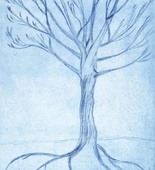 Louise Bourgeois. Untitled (Tall Tree), in Les Arbres (1), from the editioned series of portfolios, Les Arbres (1-6). 2004
