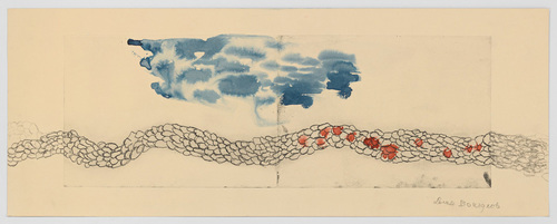 Louise Bourgeois. Untitled, no. 35 of 48 in La Rivi&egrave;re Gentille (set 2), from the series of installation sets (1-3). 2007