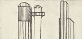 Louise Bourgeois. Plate 3 of 11, from the illustrated book, He Disappeared into Complete Silence, second edition. 1995-2003