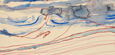 Louise Bourgeois. Untitled, no. 36 of 48 in La Rivi&egrave;re Gentille (set 2), from the series of installation sets (1-3). 2007