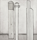 Louise Bourgeois. Plate 3 of 11, from the illustrated book, He Disappeared into Complete Silence, second edition. 1995-2003