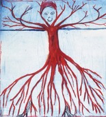 Louise Bourgeois. Untitled (Wide Tree), in Les Arbres (1), from the editioned series of portfolios, Les Arbres (1-6). 2004
