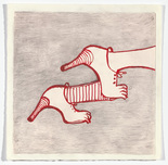 Louise Bourgeois. Untitled, plate 4 of 5, from the illustrated book, and plate 4 of 7, from the portfolio, Metamorfosis. 1997