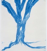 Louise Bourgeois. Untitled (Blue Tree II), in Les Arbres (1), from the editioned series of portfolios, Les Arbres (1-6). 2004