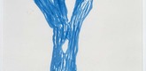 Louise Bourgeois. Untitled (Blue Tree II), in Les Arbres (1), from the editioned series of portfolios, Les Arbres (1-6). 2004