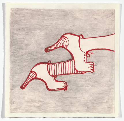 Louise Bourgeois. Untitled, plate 4 of 5, from the illustrated book, and plate 4 of 7, from the portfolio, Metamorfosis. 1997