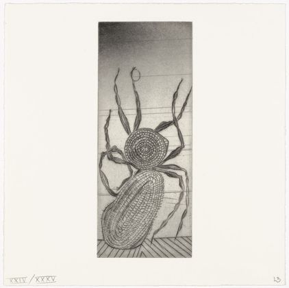 Louise Bourgeois. Untitled, plate 1 of 9, from the illustrated book, Ode &agrave; Ma M&egrave;re. 1995