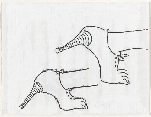 Louise Bourgeois. Untitled (Study for Untitled, plate 4 of 5, from the illustrated book, and plate 4 of 7, from the portfolio, Metamorfosis). 1997