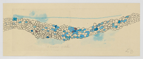 Louise Bourgeois. Untitled, no. 40 of 48 in La Rivi&egrave;re Gentille (set 2), from the series of installation sets (1-3). 2007
