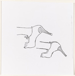 Louise Bourgeois. Untitled (Study for Untitled, plate 4 of 5, from the illustrated book, and plate 4 of 7, from the portfolio, Metamorfosis). 1997