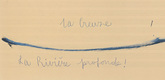 Louise Bourgeois. Untitled, no. 42 of 48 in La Rivi&egrave;re Gentille (set 2), from the series of installation sets (1-3). 2007