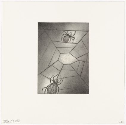 Louise Bourgeois. Untitled, plate 4 of 9, from the illustrated book, Ode &agrave; Ma M&egrave;re. 1995