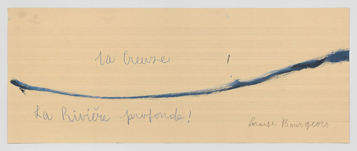 Louise Bourgeois. Untitled, no. 42 of 48 in La Rivi&egrave;re Gentille (set 2), from the series of installation sets (1-3). 2007
