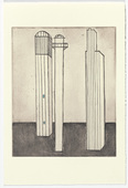 Louise Bourgeois. Plate 3 of 11, from the illustrated book, He Disappeared into Complete Silence, second edition. 1995-2003