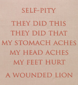 Louise Bourgeois. Self-Pity. 2009