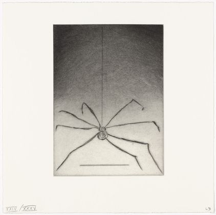 Louise Bourgeois. Untitled, plate 5 of 9, from the illustrated book, Ode &agrave; Ma M&egrave;re. 1995