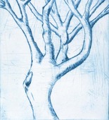 Louise Bourgeois. Untitled (Bent Tree), in Les Arbres (1), from the editioned series of portfolios, Les Arbres (1-6). 2004