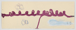 Louise Bourgeois. Untitled, no. 45 of 48 in La Rivi&egrave;re Gentille (set 2), from the series of installation sets (1-3). 2007