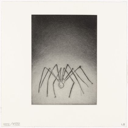 Louise Bourgeois. Untitled, plate 7 of 9, from the illustrated book, Ode &agrave; Ma M&egrave;re. 1995