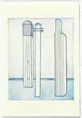 Louise Bourgeois. Plate 3 of 11, from the illustrated book, He Disappeared into Complete Silence, second edition. 1995-2003