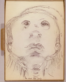 Louise Bourgeois. Untitled, no. 25 of 34, from the sketchbook, Album &agrave; Dessin. sketchbook date: 1950s-1980s
