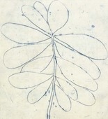 Louise Bourgeois. Untitled (Branch with Fourteen Leaves), in Les Arbres (2), from the editioned series of portfolios, Les Arbres (1-6). 2004
