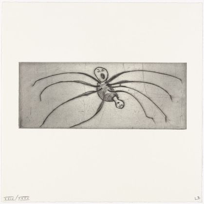 Louise Bourgeois. Untitled, plate 9 of 9, from the illustrated book, Ode &agrave; Ma M&egrave;re. 1995