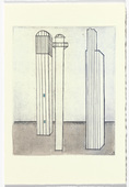 Louise Bourgeois. Plate 3 of 11, from the illustrated book, He Disappeared into Complete Silence, second edition. 1995-2003