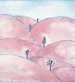 Louise Bourgeois. Untitled (Hills), in Les Arbres (2), from the editioned series of portfolios, Les Arbres (1-6). 2004