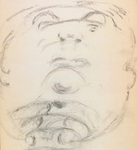 Louise Bourgeois. Untitled, no. 26 of 34, from the sketchbook, Album &agrave; Dessin. sketchbook date: 1950s-1980s