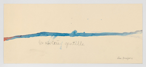 Louise Bourgeois. Untitled, no. 48 of 48 in La Rivi&egrave;re Gentille (set 2), from the series of installation sets (1-3). 2007