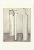 Louise Bourgeois. Plate 3 of 11, from the illustrated book, He Disappeared into Complete Silence, second edition. 1995-2003