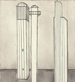 Louise Bourgeois. Plate 3 of 11, from the illustrated book, He Disappeared into Complete Silence, second edition. 1995-2003