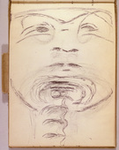 Louise Bourgeois. Untitled, no. 28 of 34, from the sketchbook, Album &agrave; Dessin. sketchbook date: 1950s-1980s