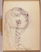 Louise Bourgeois. Untitled, no. 29 of 34, from the sketchbook, Album &agrave; Dessin. sketchbook date: 1950s-1980s