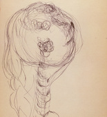 Louise Bourgeois. Untitled, no. 29 of 34, from the sketchbook, Album &agrave; Dessin. sketchbook date: 1950s-1980s